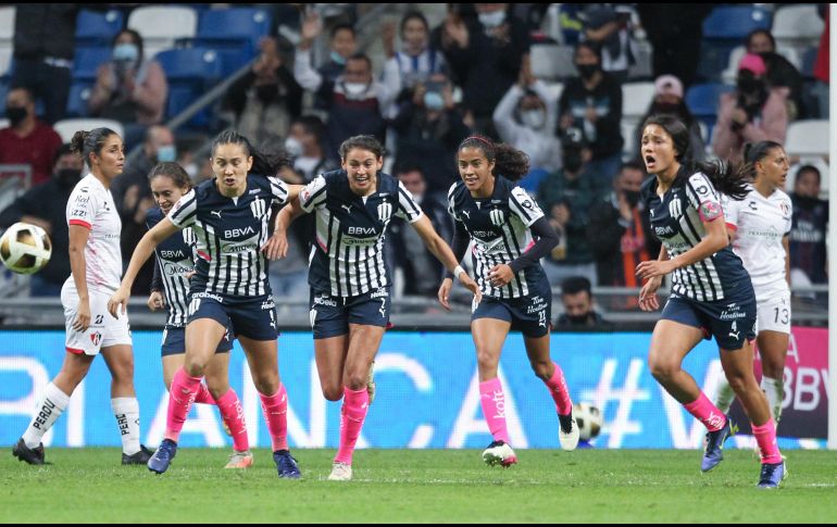 Atlas llegó a tener dos goles de ventaja, pero en menos de diez minutos las Rayadas les dieron alcance. IMAGO7