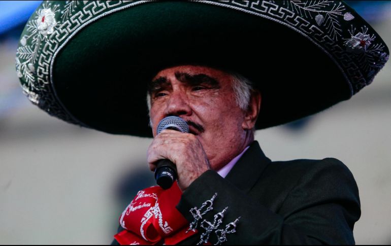 Vicente Fernández murió la mañana de este domingo a los 81 años de edad. EL INFORMADOR / ARCHIVO