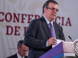 Durante la conferencia matutina, el canciller Marcelo Ebrad señala que México es el séptimo país con más vacunados. SUN/ ARCHIVO