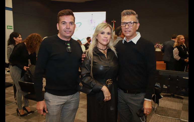 Marco Reynoso, Mayte Aceves y Roberto Ramos.GENTE BIEN JALISCO/TONY MARTÍNEZ