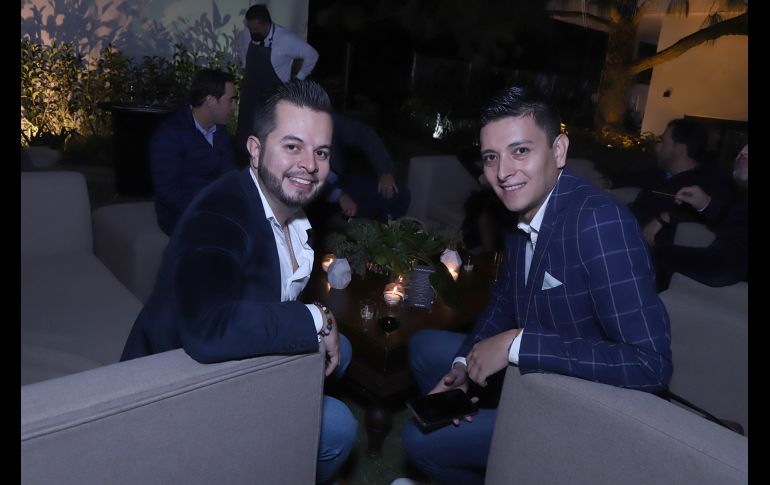 Juan Pablo González y Gustavo Andrade. GENTE BIEN JALISCO/ CLAUDIO JIMENO