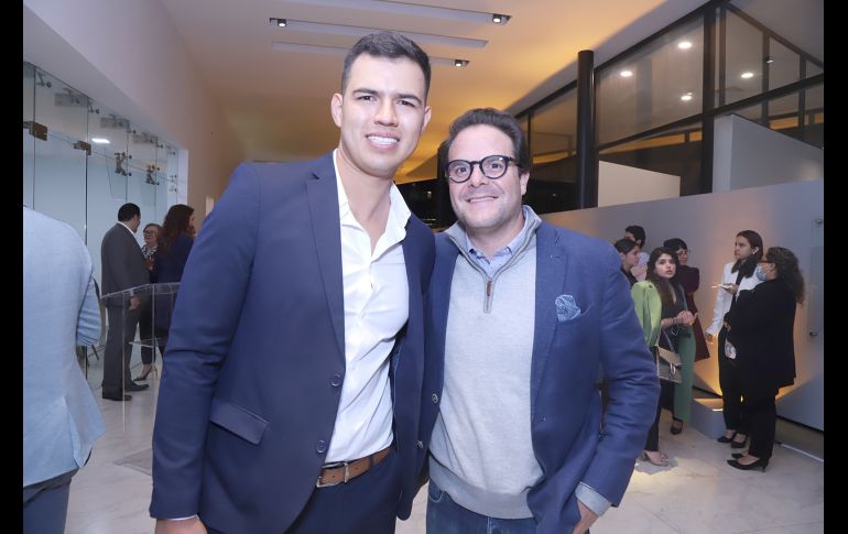 Marco Sandoval y Alejandro García Méndez. GENTE BIEN JALISCO/ CLAUDIO JIMENO