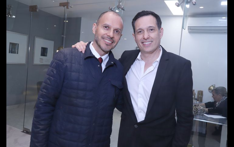 José Alanís y Gerardo Liceaga. GENTE BIEN JALISCO/ CLAUDIO JIMENO