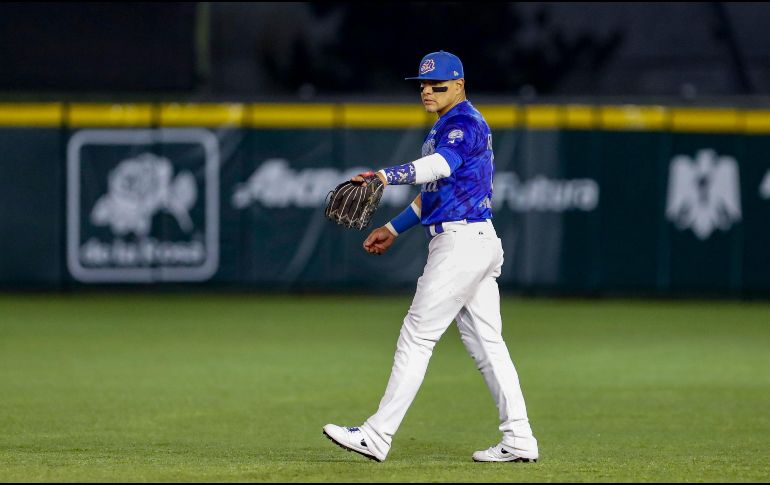 Manny Rodríguez llegó a cuatro cuadrangulares en la temporada; el de esta noche hizo vibrar a todo el estadio Panamericano. TWITTER/charrosbeisbol