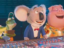 Talento. El koala “Buster Moon” (Benny Ibarra) junto a su equipo de estrellas. Cortesía/ Universal Pictures. Cortesía/ Universal Pictures