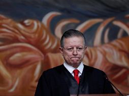 Arturo Zaldívar presentó su tercer informe de labores en la Ciudad de México. EFE/M. Guzmán