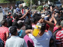 No todos los miembros de la caravana pretenden llegar a EU, muchos quieren la residencia permanente y trabajar en México. EFE/J. Blanco