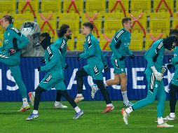 Los jugadores contagiados son Marco Asensio, Gareth Bale, Andriy Lunin, Rodrygo Goes y Davide Ancelotti, hijo y asistente de Carlo, que se suman a Luka Modric y Marcelo, que dieron positivo ayer. EFE / D. Doru