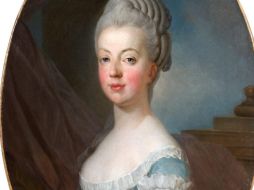 El cuadro de María Antonieta no está terminado, se piensa que probablemente dejó de posar tras desaprobar el retrato. TWITTER/ @el_carabobeno