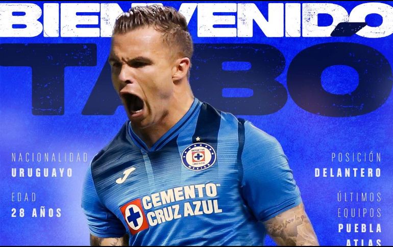 Christian Tabó, quien fue jugador de Atlas, se espera que reporte a la pretemporada de Cruz Azul en Cancún este mismo jueves. TWITTER / @CruzAzul