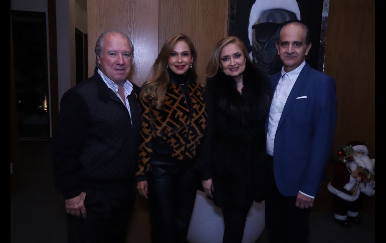 Eduardo Orendain, Paty Plasencia, Iliana Ruiz Velasco y Jorge Antonio Flores.GENTE BIEN JALISCO/CLAUDIO JIMENO