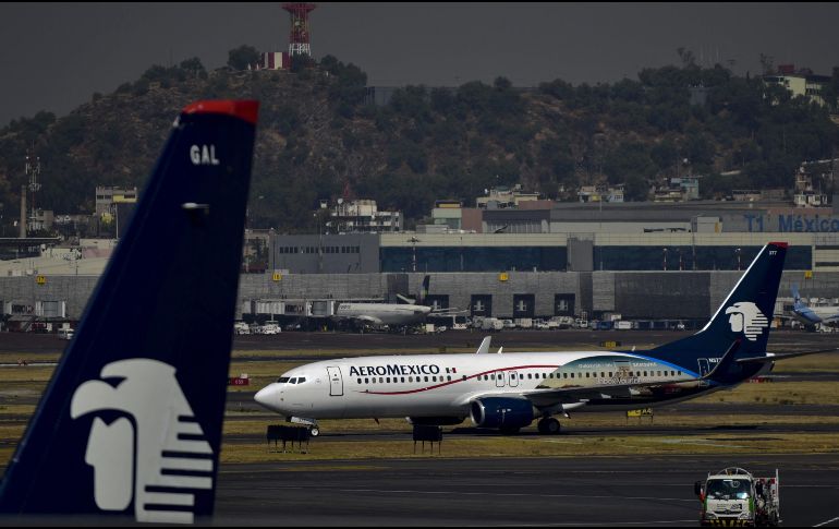 Aeroméxico agregó que dentro de los nuevos accionistas en su Plan Conjunto de Reestructura estará un grupo de accionistas mexicanos con un 4.10% del capital . AFP/P. Pardo
