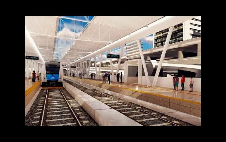 La L4 se proyecta con una longitud de 20 kilómetros que correrán de forma paralela a la vía ferroviaria de Ferromex. TWITTER/@SalvadorZamoraZ