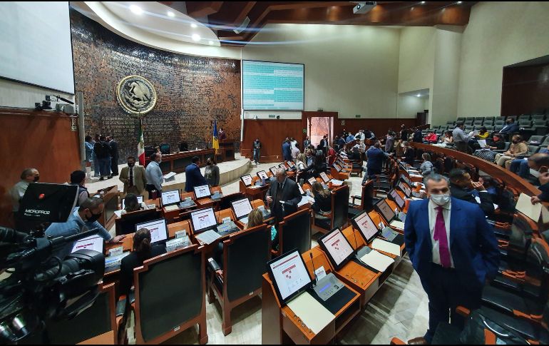 La petición de la Fiscalía llegó horas antes de que iniciará el periodo de asueto del Legislativo que había declarado días inhábiles del 20 al 31 de diciembre y como periodo vacacional de invierno del 27 de diciembre hasta el 7 de enero. EL INFORMADOR/ARCHIVO