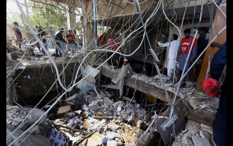 Al menos 11 personas resultaron lesionadas, informan autoridades locales. AP/F. Khan
