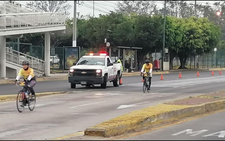 En la competencia de este domingo participan alrededor de mil ciclistas. ESPECIAL /