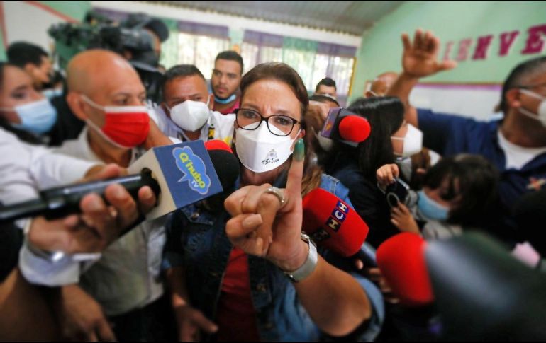 Xiomara Castro obtuvo el 51% de los votos en los comicios del 28 de noviembre. TWITTER/@XiomaraCastroZ