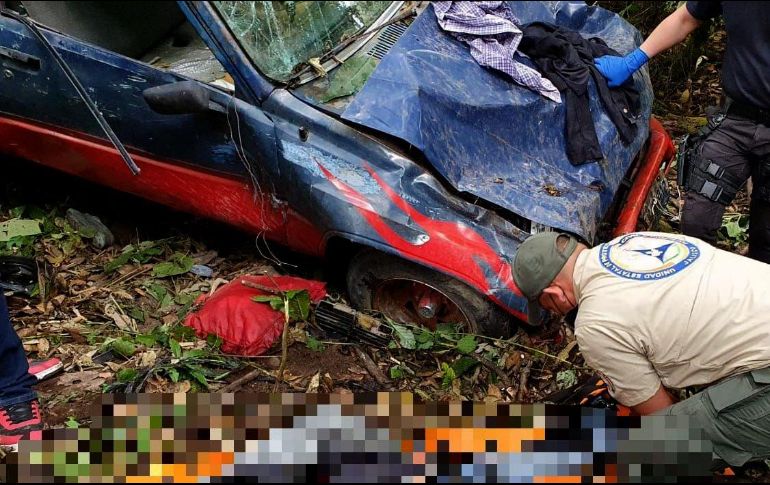 El herido fue llevado a un hospital regional para su atención. ESPECIAL