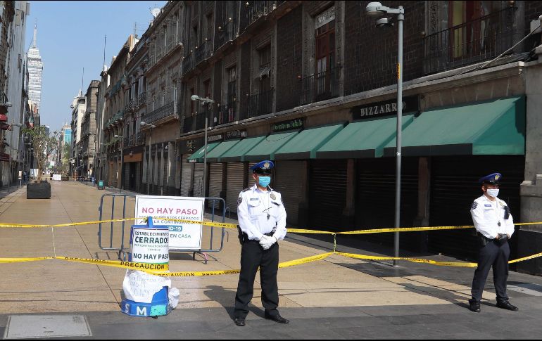 La emergencia sanitaria derivada de la pandemia por COVID-19 llevó a los negocios a pausar sus actividades o incluso a cerrar de manera definitiva. EFE / J. Pazos