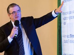 Marcelo Ebrard explicó que México está trabajando en un plan de vacunación de refuerzo. EFE/Presidencia de México