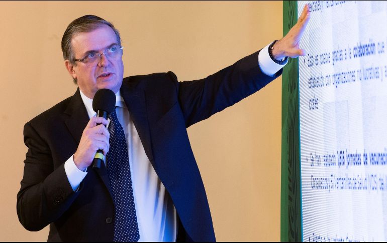 Marcelo Ebrard explicó que México está trabajando en un plan de vacunación de refuerzo. EFE/Presidencia de México