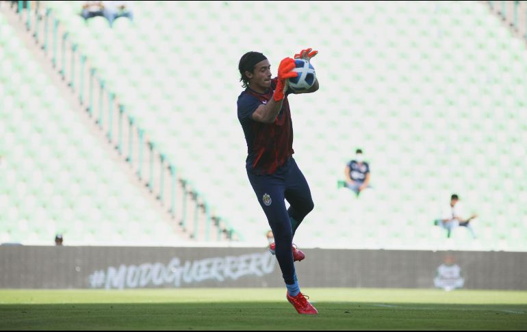 Rodríguez perdió la lucha por el puesto ante su compañero Raúl Gudiño, quien ahora es el guardameta principal del Rebaño. IMAGO7/J. Ruiz