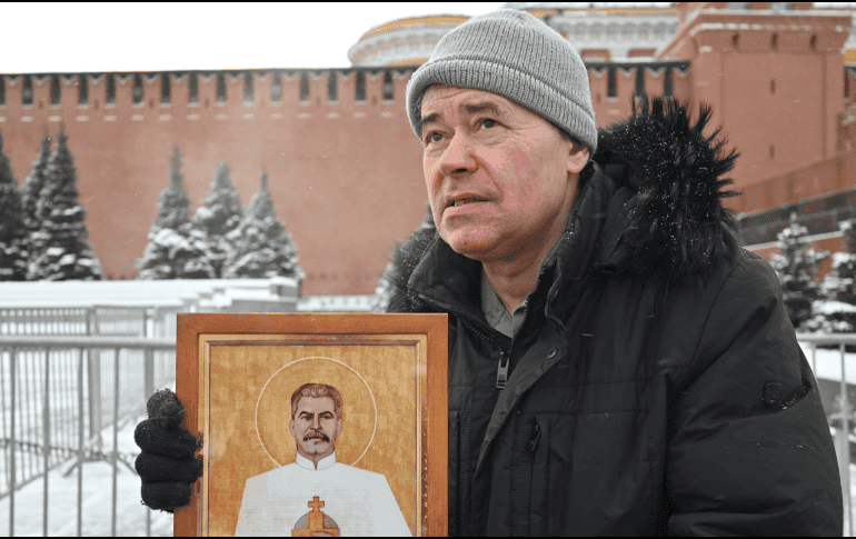 El recuerdo. Los rusos no olvidan a Stanley, dirigente soviético que gobernó férreamente la URSS desde 1929 a 1953. EFE
