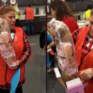 Viral: Señora enternece las redes por llorar al recibir su primer muñeca