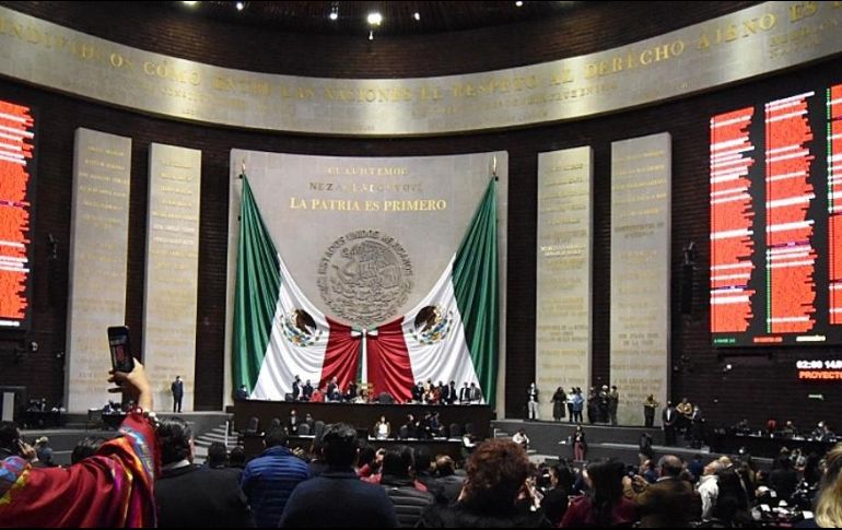 En eL primer periodo ordinario de sesiones, diputados aprobaron 32 dictámenes con Proyectos de Decreto. EFE/ARCHIVO