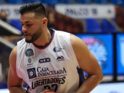 Alexis Cervantes es jugador de los Libertadores de Querétaro. TWITTER/@BasquetMexico
