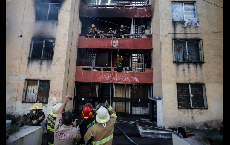 La causa de la conflagración hasta el momento no ha sido determinada. CORTESÍA/PC GDL
