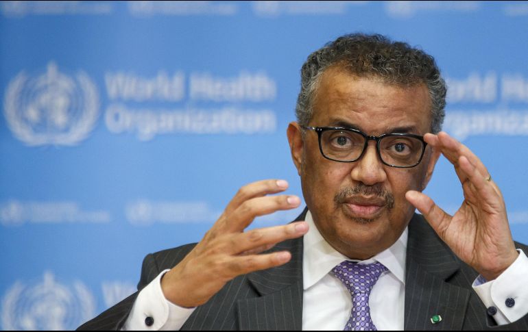 El director de la OMS, Tedros Adhanom Ghebreyesus dijo que terminar con la desigualdad en el reparto de vacunas es fundamental para la lucha contra el COVID. EFE/ ARCHIVO