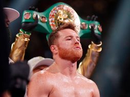 RETO. “Canelo” deberá medirse con un peleador que permanece invicto con 19 triunfos. AFP/ARCHIVO