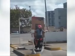 Las imágenes fueron grabadas en video. YOUTUBE / Historias Impactantes