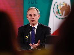 López Obrador reiteró que López-Gatell no padece una enfermedad grave, sino una gripe. EFE / ARCHIVO