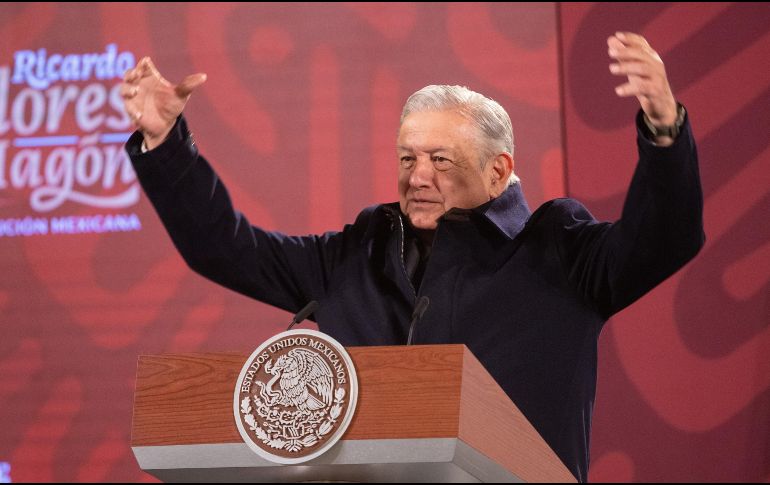 AMLO descarta que la selección de su sucesor al interior de su partido, Morena, para la carrera presidencial del 2024 terminé en una ruptura interna.  EFE / M. Hartz