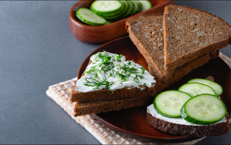 Sándwich de requesón. ISTOCK.
