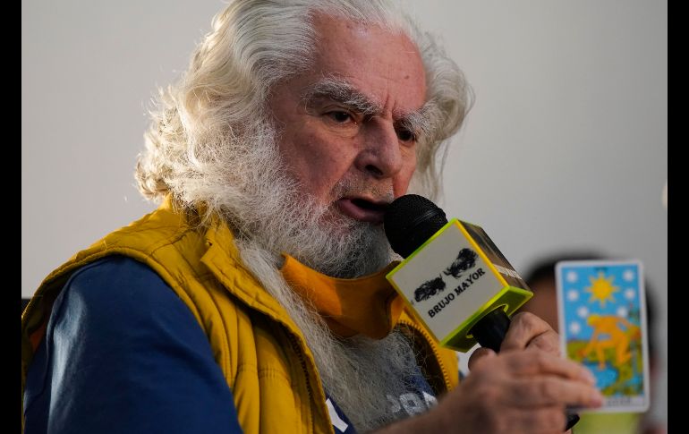 El vidente ofreció su habitual conferencia de prensa anual este miércoles. AP/E. Verdugo