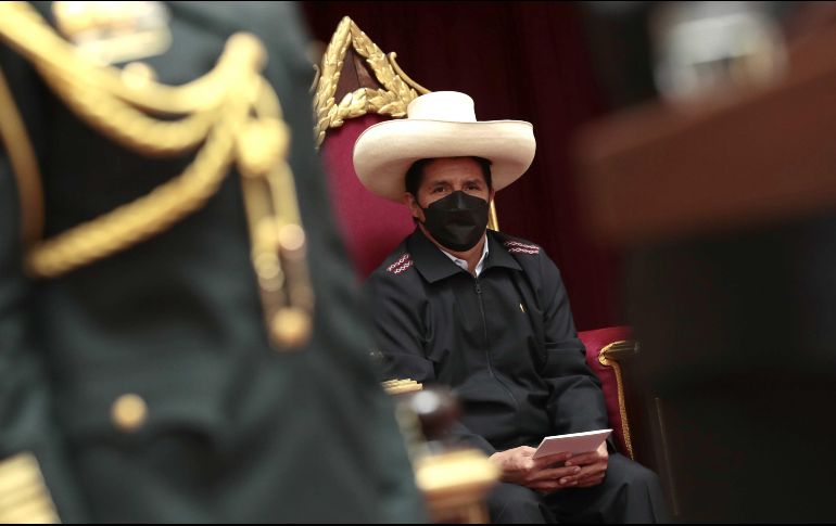 Castillo ha manifestado su disposición a levantar su secreto bancario y de sus comunicaciones telefónicas. EFE/Presidencia del Perú