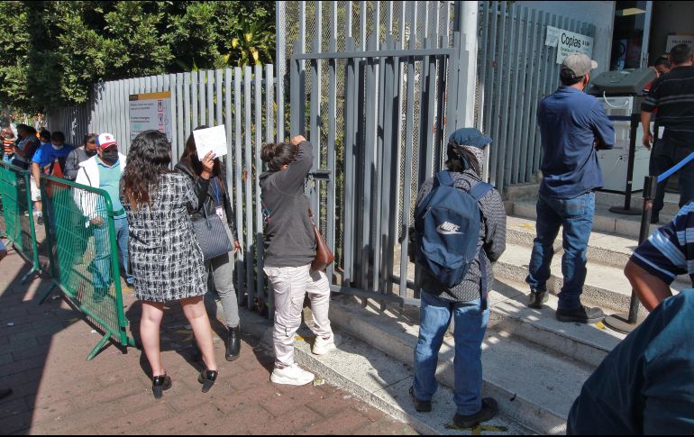 Recomiendan llegar temprano a las instalaciones para realizar los pagos. EL INFORMADOR/A. Camacho