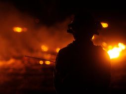 El siniestro comenzó alrededor de las 21:00 horas y en minutos fue visto desde diversas zonas de la ciudad. EFE / ARCHIVO