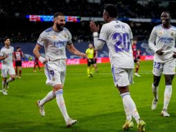 ENCENDIDOS. Entre Vinícius y Benzema, suman 36 goles en lo que va de temporada. AP/B. Amangue