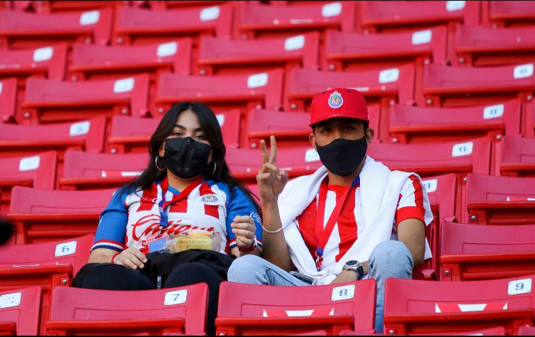 SE REDUCE. Durante el Apertura 2021, el Estadio Akron abrió sus puertas al 90% de su capacidad, pero ante el incremento de contagios se ha tomado la decisión de disminuir el aforo permitido. IMAGO7