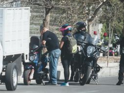 OPERATIVO.  Revisarán que motociclistas cumplan con los requisitos para transitar en regla. El Informador/ G. Gallo