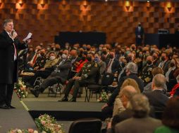 Marcelo Ebrard en la XXXIII Reunión de Embajadores y Cónsules en Ciudad de México. EFE / Secretaría de Relaciones Exteriores