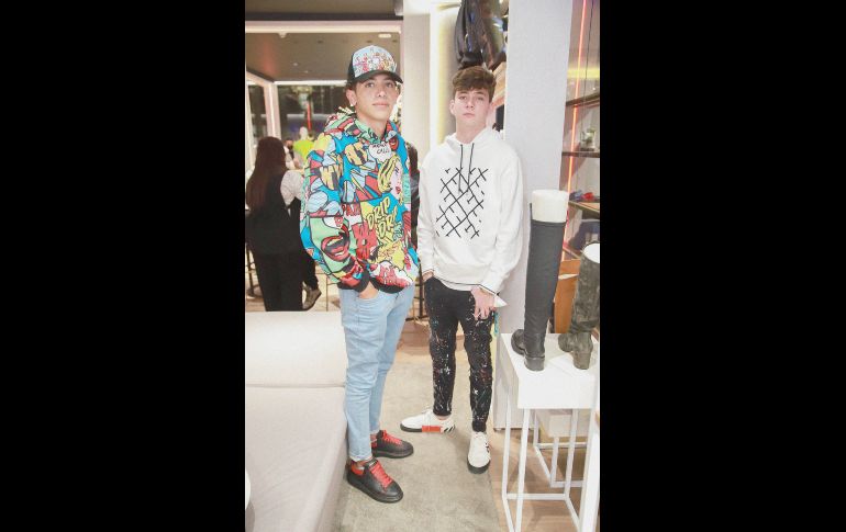 Gael de la Mora y Luciano Rochinbera. GENTE BIEN JALISCO/ TONY MARTÍNEZ