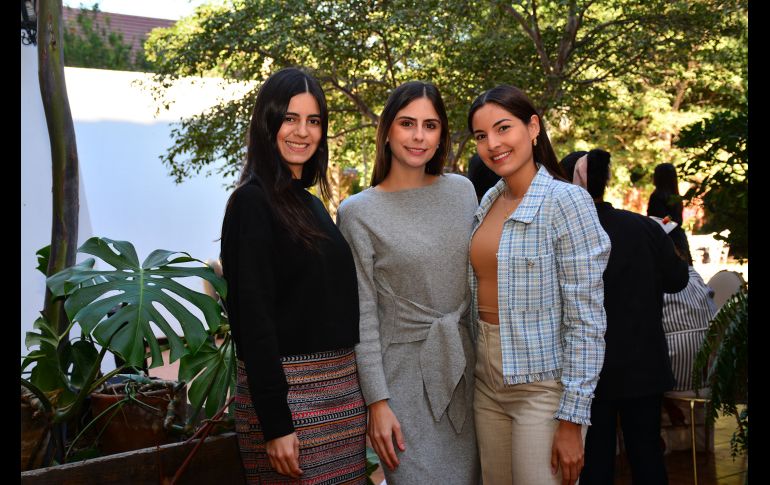 Tania Vázquez, Fernanda Guzmán y Estefania Flores. GENTE BIEN JALISCO/MARIFER RACHED