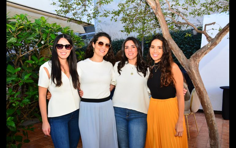 Giovanna Rubio, Karen Newton, Paola Rubio, Denia Navarro. GENTE BIEN JALISCO/MARIFER RACHED