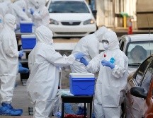 Radar Jalisco realiza la toma de muestras en el Centro Universitario de Ciencias de la Salud. EFE