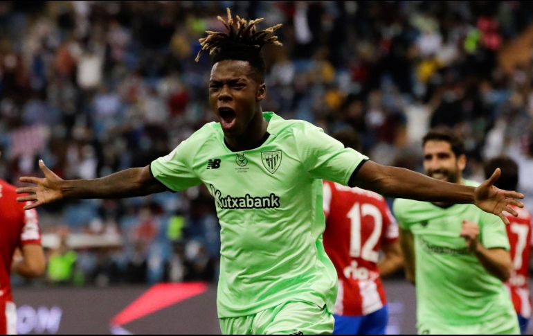 Nico Williams marcó el 2-1 definitivo para meter a su equipo a la Final. EFE/J. Muñoz